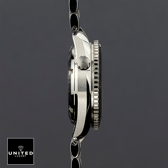 Omega Seamaster Stainless Steel Case  grey background