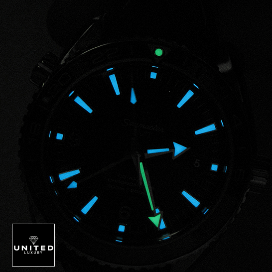 Omega Seamaster Planet Ocean  dial phosphor