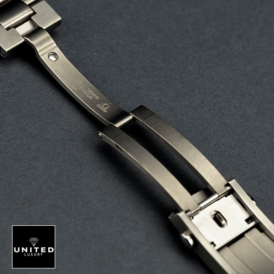 Omega 232_90_42_21_03_001 Stainless Steel Clasp  opened clasp