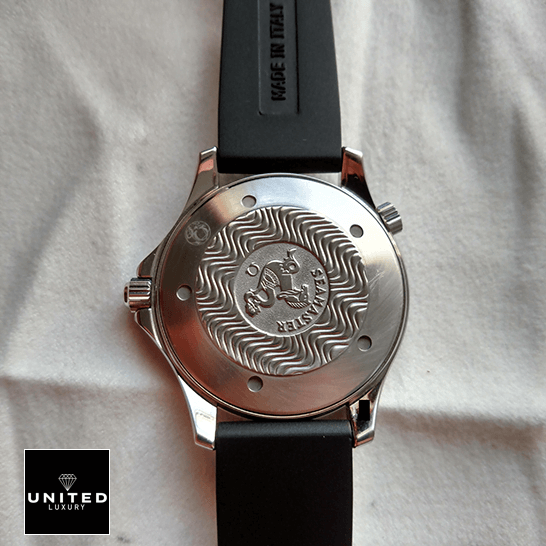 Omega Seamaster Professional Stainless Steel Case  upside view white background