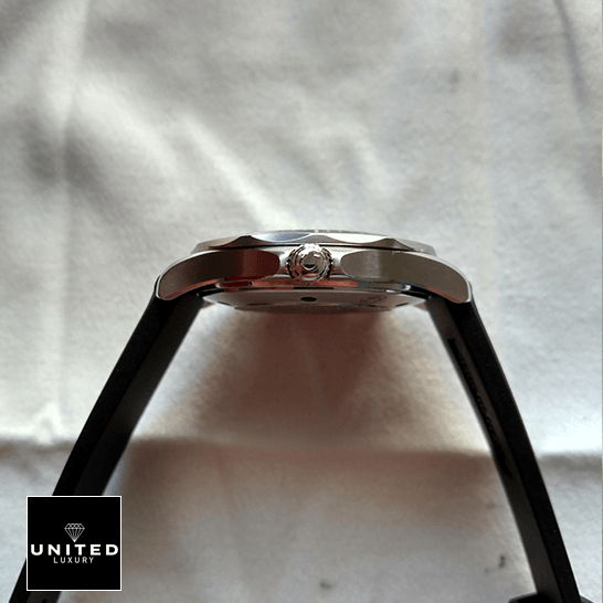 Omega Seamaster Stainless Steel Case  crown white background