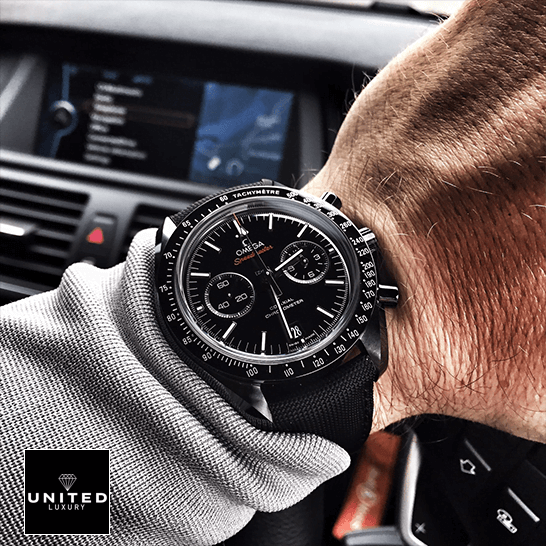 Omega Speedmaster Darkside Of The Moon 311.92.44.51.0 Black Dial  on the wrist