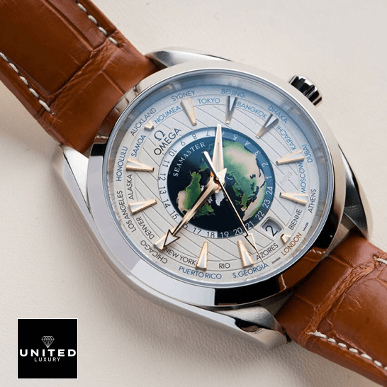 Omega Seamaster Aquaterra 220.93.43.22.99.001  leather bracelet