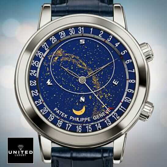 Patek Philippe Celestial Grand 6102 Blue Dial  white background