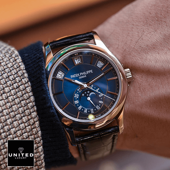 patek philippe complications 5205G 013 wrist