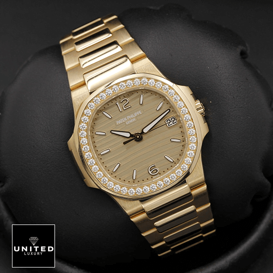 Patek Philippe Nautilus 70101R-012 Diamond Bezel Rose Gold Dial 