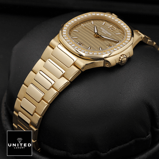 Patek Philippe Nautilus Rose Gold Dial  in the black box