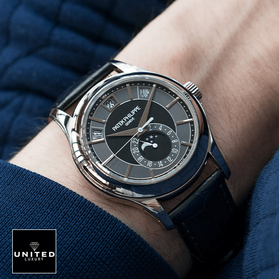 patek hilippe complications automatic grey dial 5205G 010