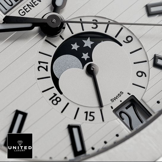 Patek Philippe Nautilus White Dial  close view