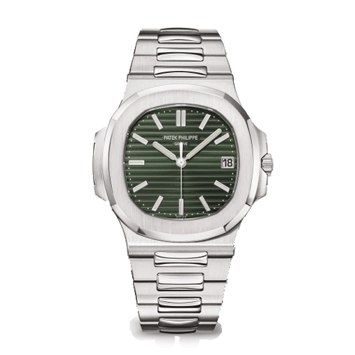 patek-philippe-nautilus-green-dial-steel-watch