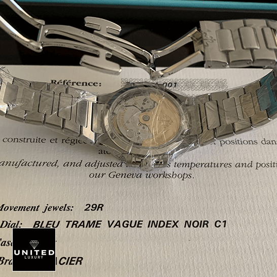 Patek Philippe Nautilus 71181A-001 Stainless Steel Clasp  closed clasp