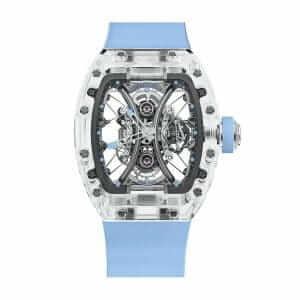 richard-mille-tourbillon-skeleton-blue-rubber-watch