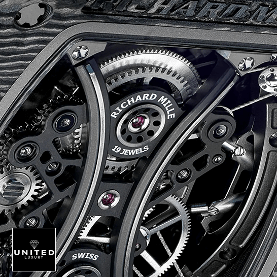 Richard Mille Tourbillion Pablo Mac 19 Jewels  mechanism view