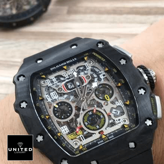 Richard Mille RM11-03 Automatic Winding Flayback  on the wrist