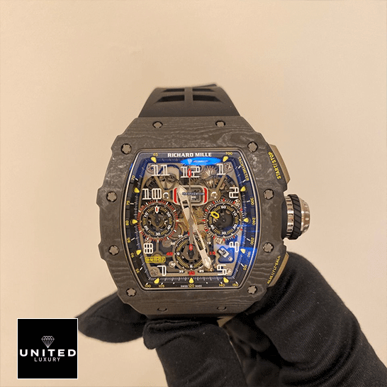 Richard Mille RM11-03 Automatic Winding Black  white background