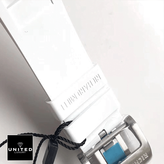 Bubba Watson Watch 5 Richard Mille RM55 White Rubber Bracelet steel clasp