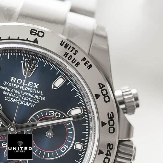 Rolex Daytona 116509 Blue Dial S.Steel Bezel 