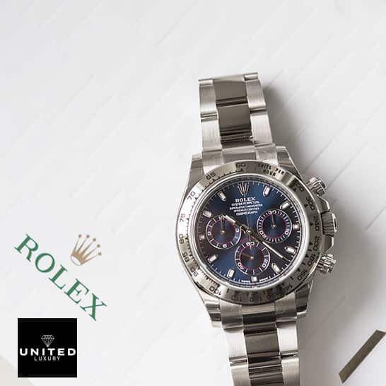 Rolex Daytona 116509 Blue Dial  on the Rolex Box