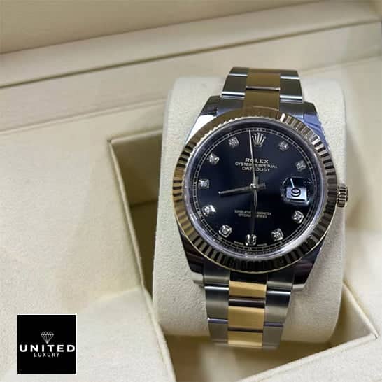 Rolex Datejust 126333-0005 Black Dial With Diamonds 