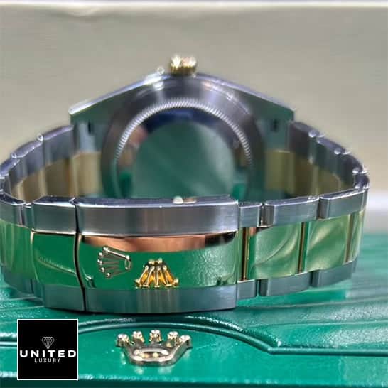 Rolex Datejust 126333-0005 Yellow Gold & Steel Oyster Bracelet  Fold Clasp on the Rolex Logo