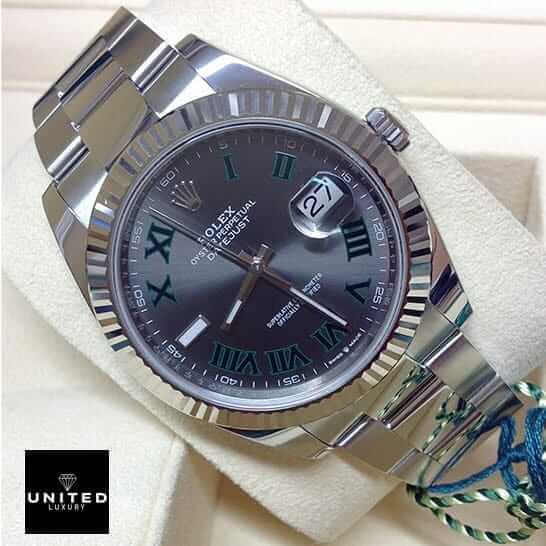 Rolex Datejust 126334 Wimbledon Fluted Bezel 