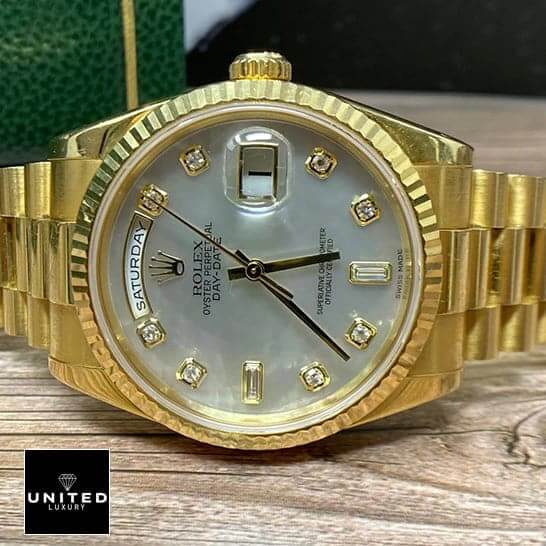 Rolex Day Date Champagne Dial 128238 