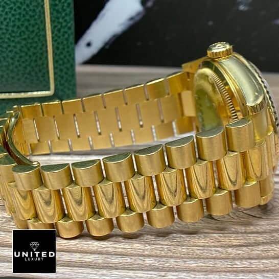 Rolex Day Date Mop 128238  Yellow Gold Oyster Bracelet
