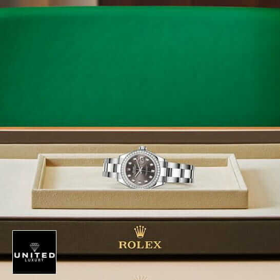 Rolex Datejust 128300 Dark Grey Diamond 