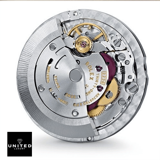 Rolex Tridor Pearlmaster 80298  Caliber 2236 and white background