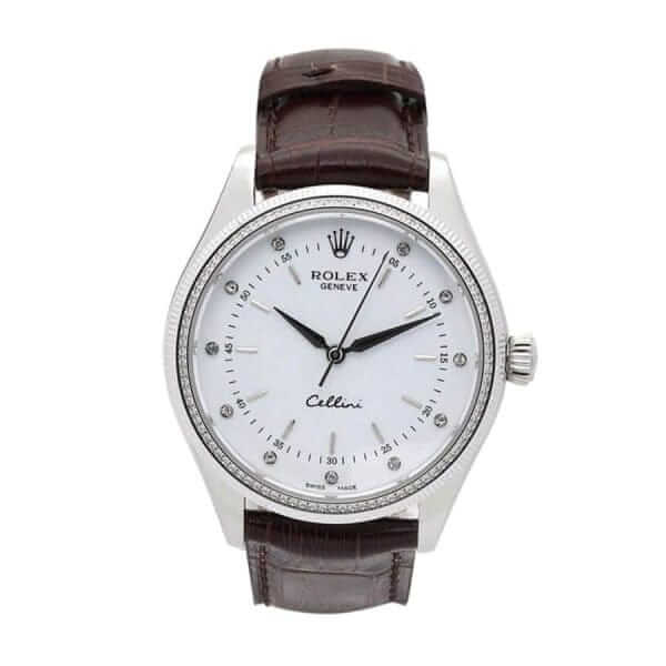 Rolex Cellini Danaos 4233 White Dial 