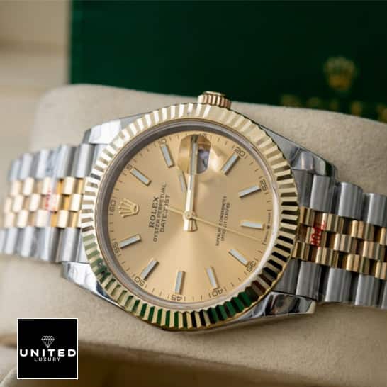 Rolex Datejust 116233 Yellow Gold Dial Two Tone Jubilee 