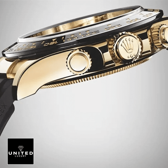 Rolex Daytona 116518LN Yellow Gold Button & Crown Pusher 