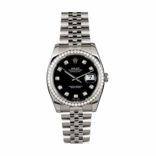 rolex-datejust-116234-36mm-steel-automatic-black-diamond-dial