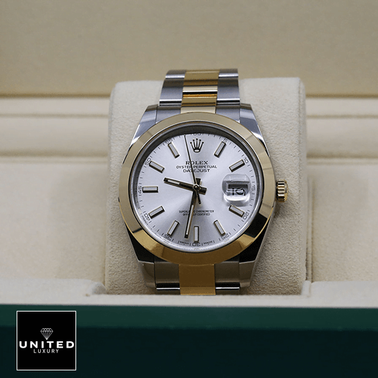 Rolex Datejust White Dial 126303  in rolex box