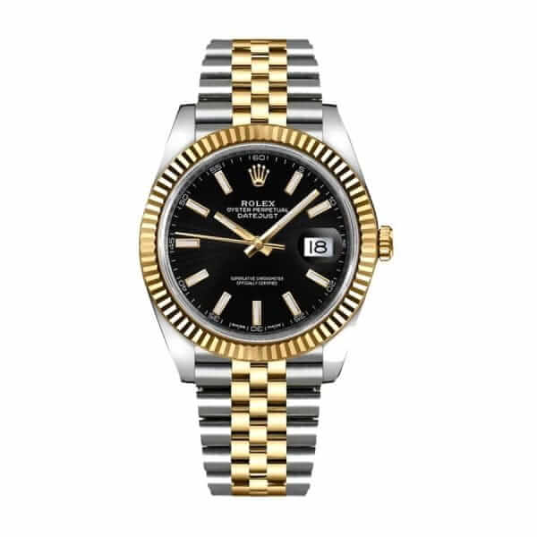 rolex-datejust-126333-41mm-yellow-gold-steel-black-dial