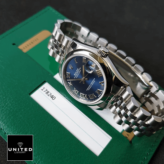 Rolex Datejust 178240 S.Steel Case & Jubilee Bracelet  on the Guarantee Card