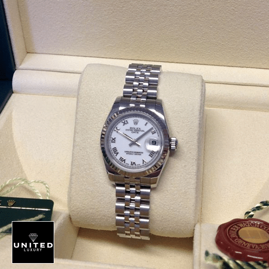 Rolex Datejust 179174 Stainless Steel Jubilee Bracelet  in the Rolex Box