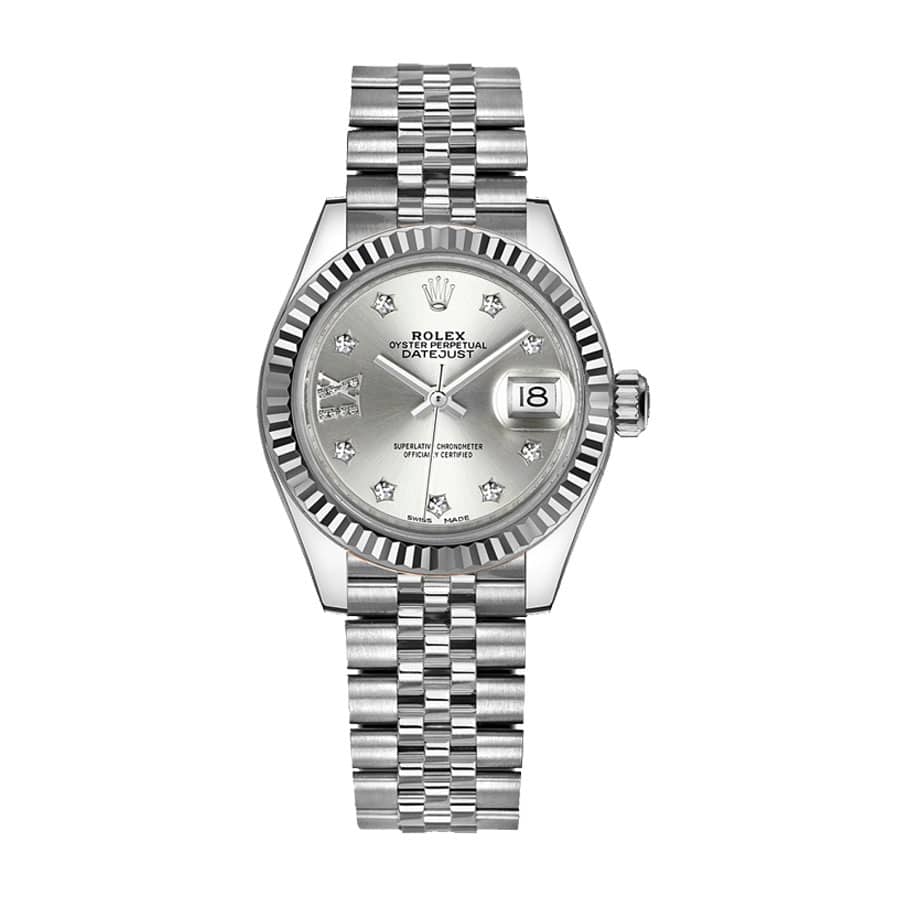 rolex-datejust-28mm-279174-steel-white-gold-automatic-silver-dial