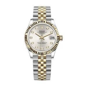 rolex-datejust-31mm-278273-steel-yellow-gold-automatic-silver-diamond-dial