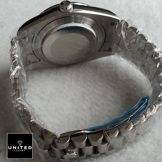 Rolex Day-Date II 218206-0009 Stainless Steel Case Oyster Braclet  Fold Clasp