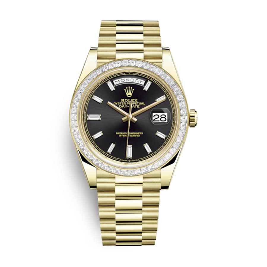 rolex-day-date-228398tbr-40mm-kw-yellow-gold-diamonds-black-dial