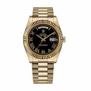 rolex-day-date-ii-collection-gold-silver-black-dial-218238