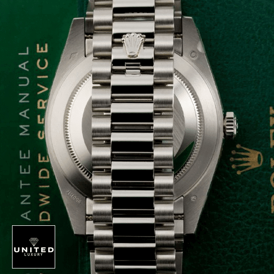 Rolex Day-date 228206 Oyster  stainless steel on the service card