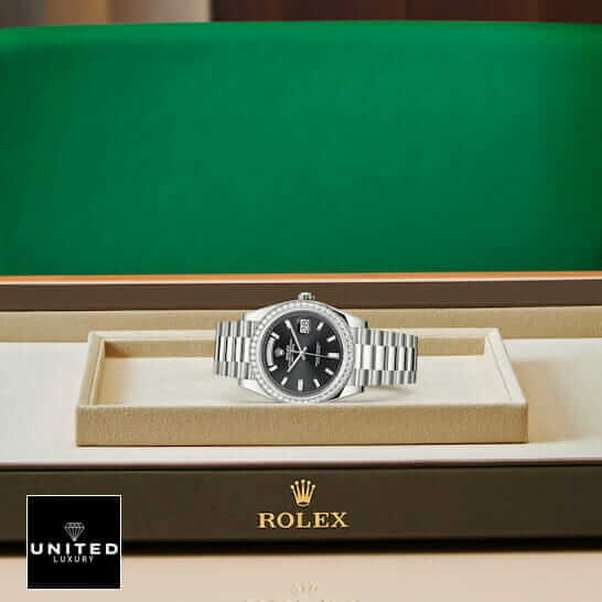 Rolex Day-Date 40 228349RBR-0002  in the Rolex Box