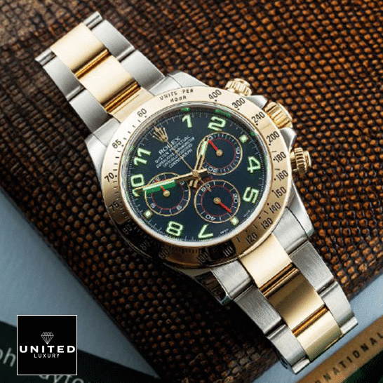 Rolex Daytona 116508-0004 Luminous Dial Two Tone Bracelet 