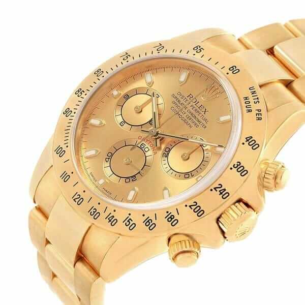 Rolex Daytona Cosmograph Yellow Gold Dial 116528 Oyster 