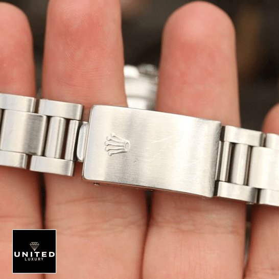 Rolex Explorer II 16570-0004  Oyster Bracelet Fold Clasp on the Rolex logo