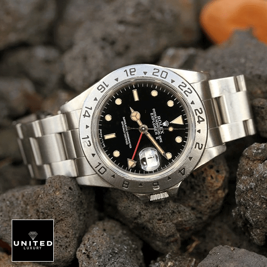 Rolex Explorer II 16570-0004 Stainless Steel Oyster  on the Stones