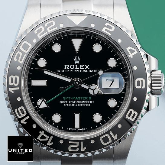 Rolex GMT-Master II 116710LN-0001 Black Dial Oyster 9 Rolex GMT Master 116710LN-0001 Stainless Steel Black Dial