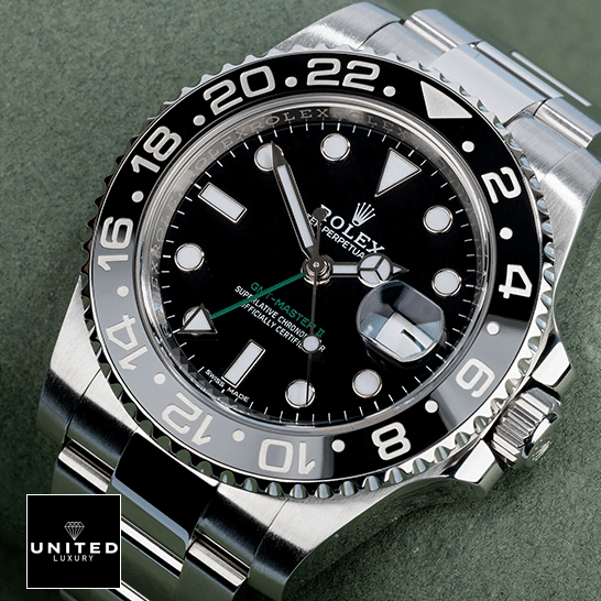 Rolex GMT-Master II 116710LN-0001 Black Dial Oyster 6 Rolex GMT Master 116710LN-0001 Black Bezel & Crown Pusher